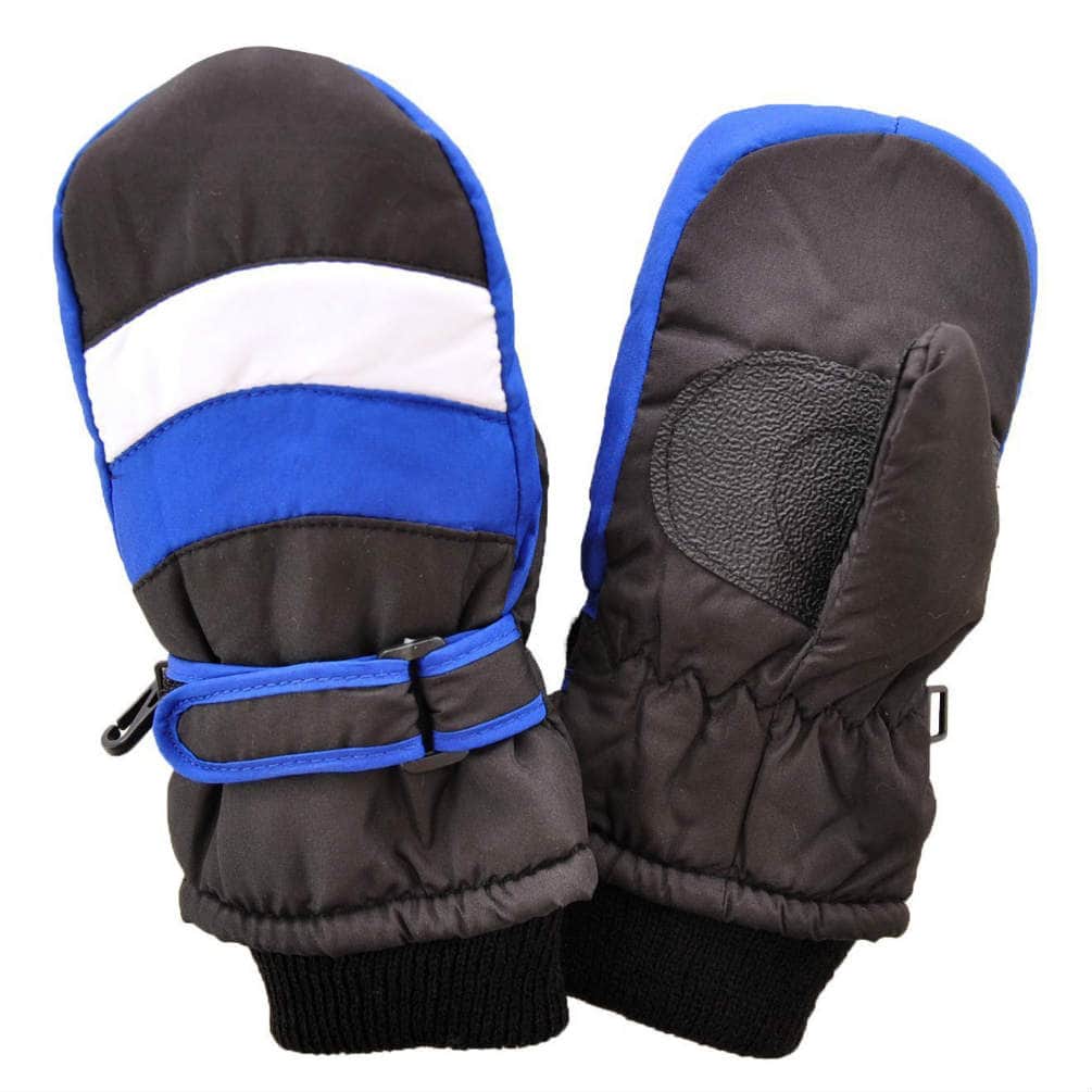 スキー グローブ キッズ ジュニア 子供用 ミトン グローブ 冬用 手袋  スノーボード KID'S 防寒 雪遊び straight jump(ストレートジャンプ) 1681 1681-BLUE-KL  4