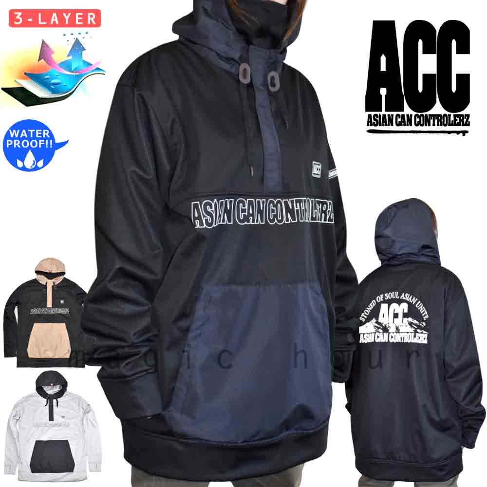 ACC-22HALFZIP-CLIF-BKBEG-L : コーチジャケット・撥水パーカー