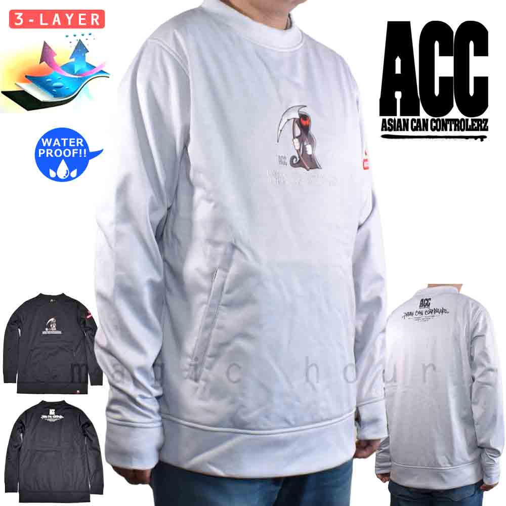 ACC-23CREW-KILLER-BLACK-L : コーチジャケット・撥水パーカー