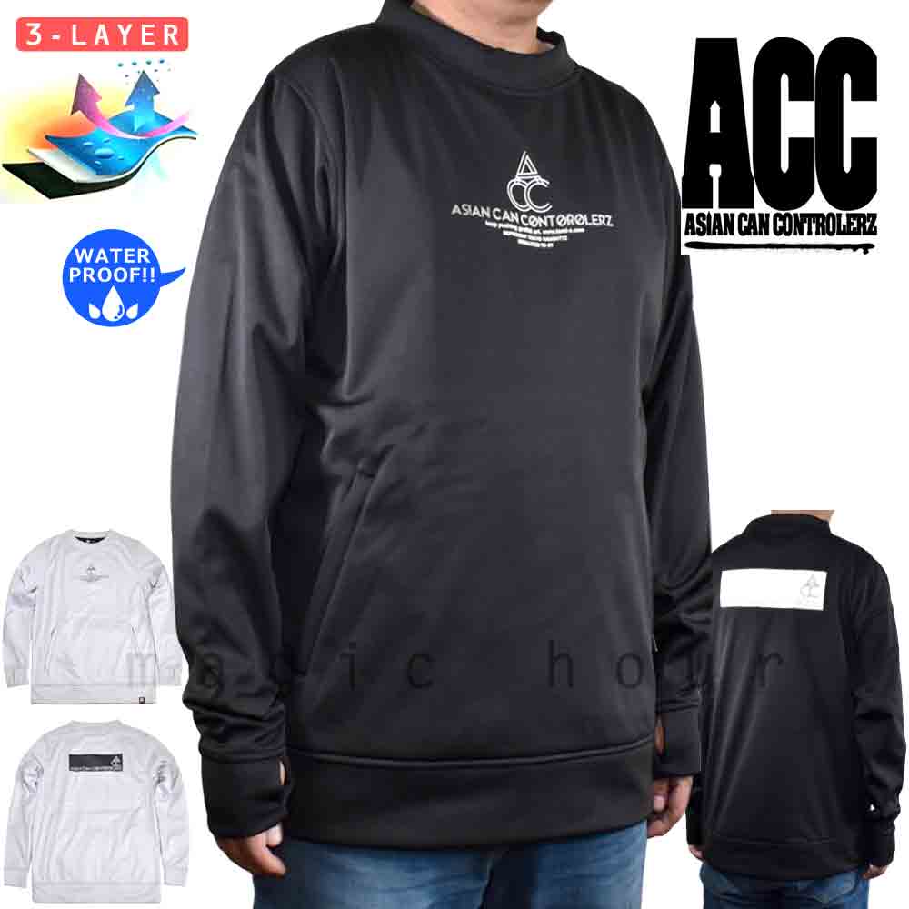 ACC-23CREW-MUVERZ-BLACK-L : コーチジャケット・撥水パーカー