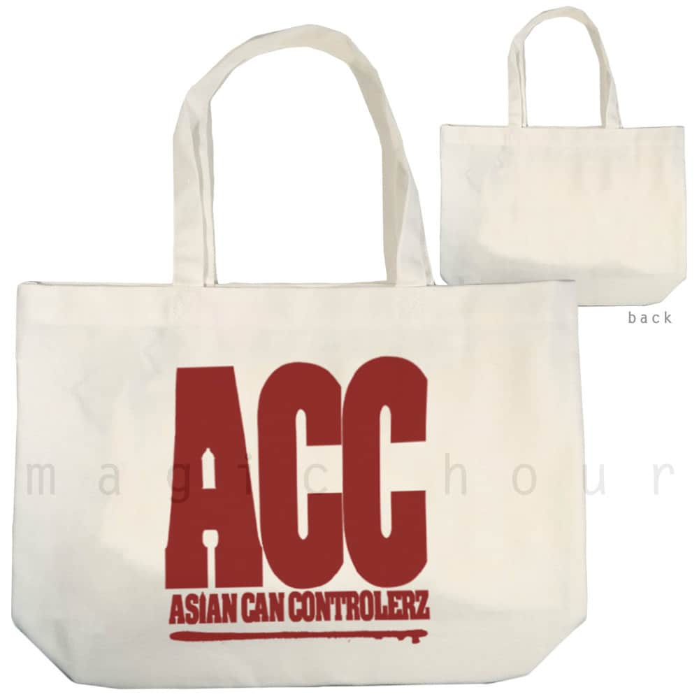 キャンバス トート バッグ 帆布 コットン バック メンズ レディース おしゃれ ブランド ACC エーシーシー スノーボード 大容量 大きめ ショルダー スノボ M ACC-BAG-THEACC-M-NAT-BLK ACC(エーシーシー) 4