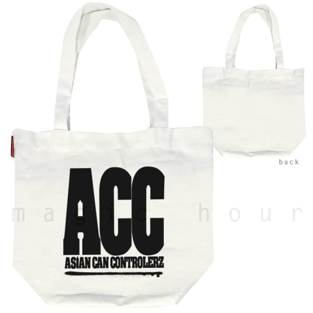 キャンバス トート バッグ 帆布 コットン バック メンズ レディース おしゃれ ブランド ACC エーシーシー スノーボード 大容量 小さめ ショルダー スノボ S ACC-BAG-THEACC-S-NAT-BLK ACC(エーシーシー) 3
