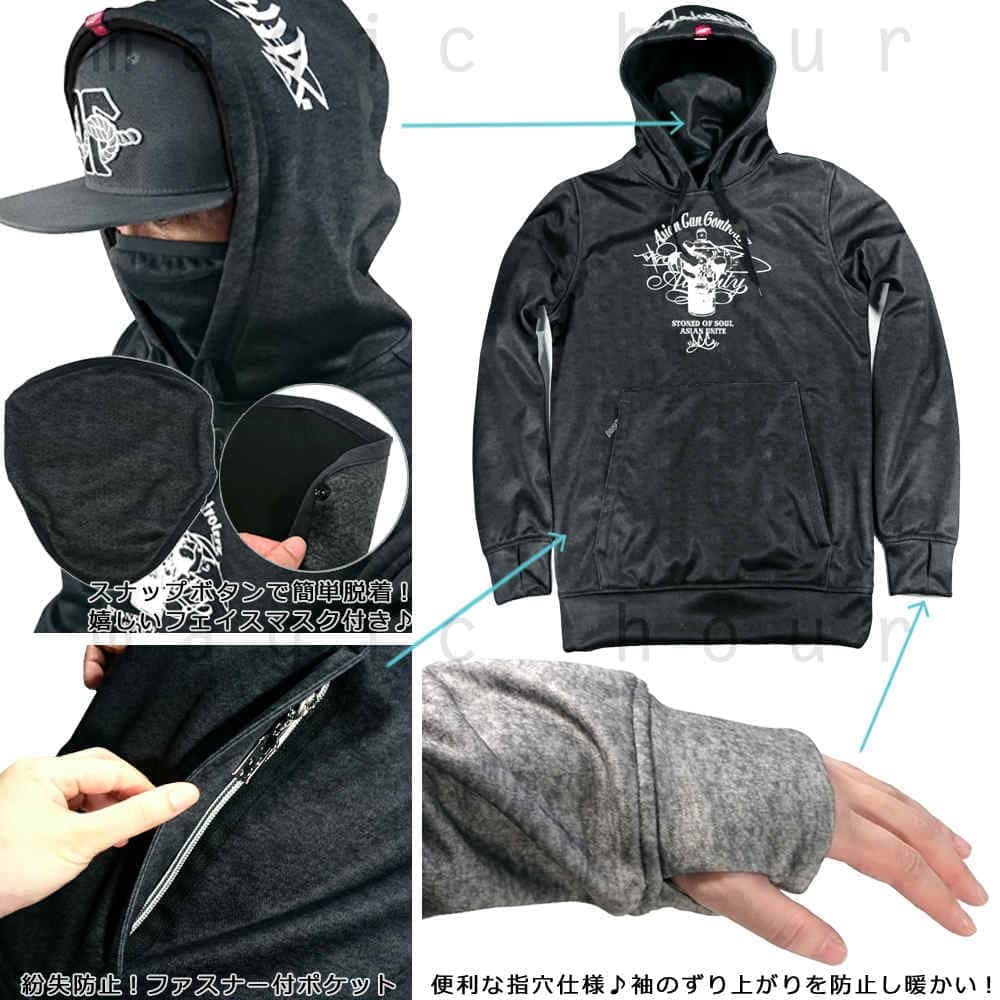 スノーボード パーカー スノボー トールパーカー 撥水 ロング丈 防風 ウェア ジャケット メンズ レディース  フード付き ACC エーシーシー TALL PULLL ACC-BPARKA-TALLPULL-BUR-L ACC(エーシーシー) 1