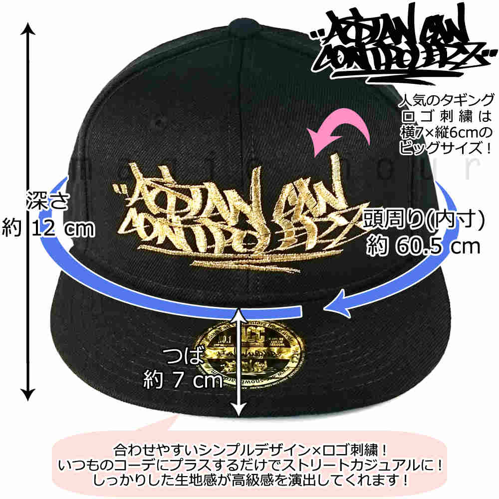 帽子 フラット キャップ メンズ レディース ブランド ロゴ ベースボールキャップ ACC エーシーシー スノーボード スナップバック スポーツ アメカジ 無地 EAGLE ACC-CAP-EAGLE-BLK-BLU ACC(エーシーシー) 1