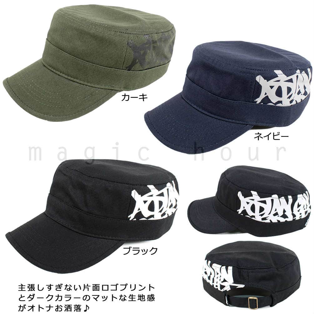 帽子 ワークキャップ メンズ レディース お洒落 スノボ ブランド 無地 ロゴ コットン キャップ ACC エーシーシー スノーボード スナップバック アメカジ 黒 紺 ACC-CAP-FALCON-BLK-FreeSize ACC(エーシーシー) 3