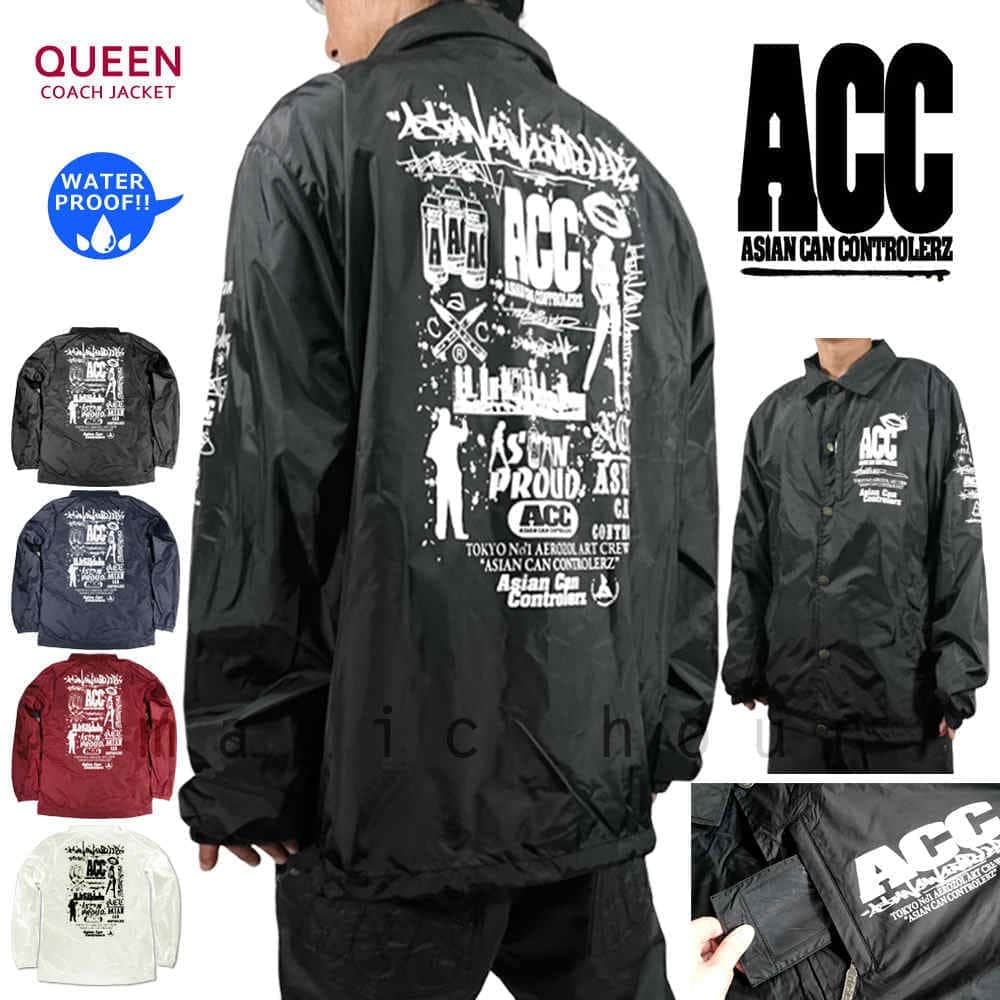 ACC-COACH-18QUEEN-BLK-L : コーチジャケット・撥水パーカー