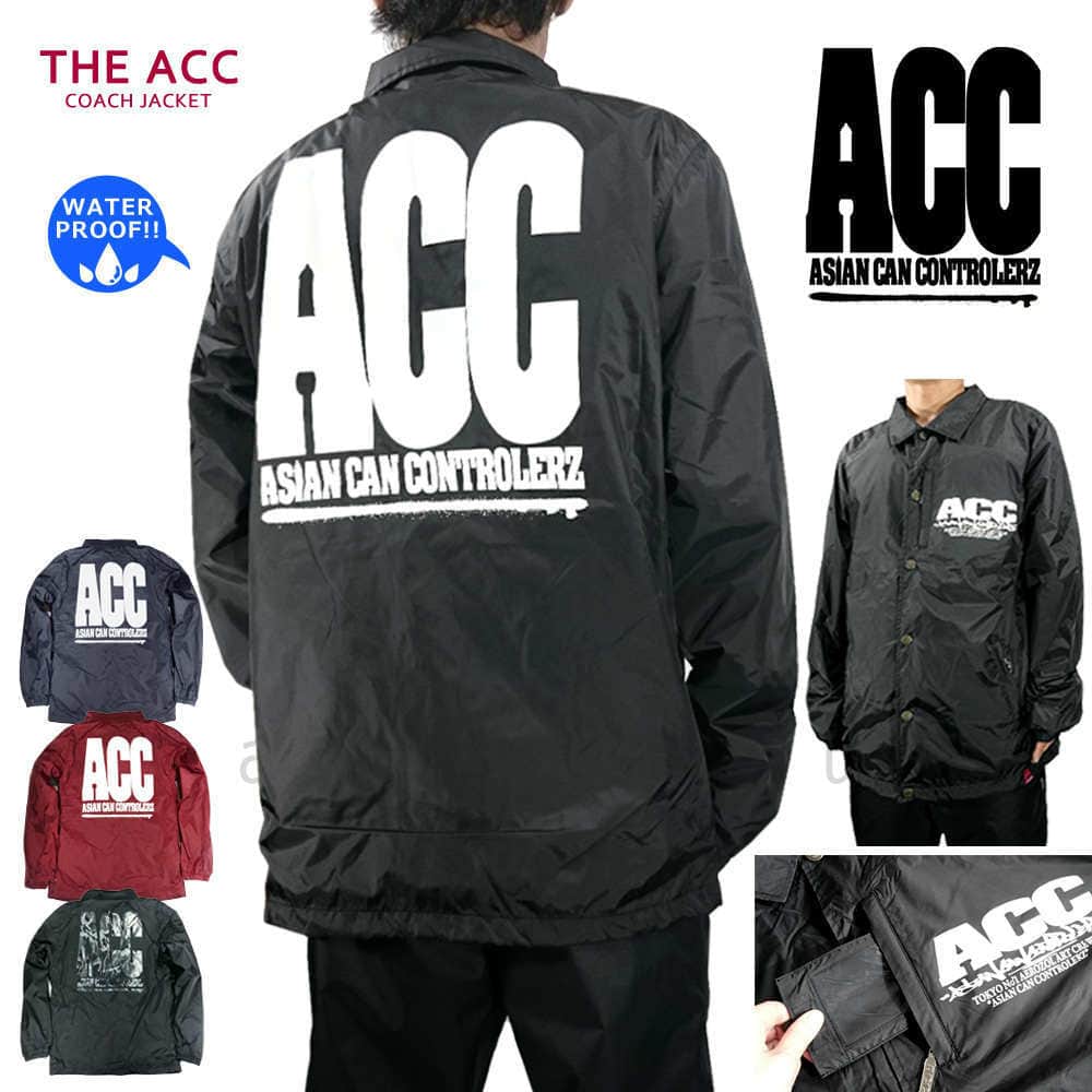 ACC-COACH-18THEACC-BLKCAMO-L : コーチジャケット・撥水パーカー