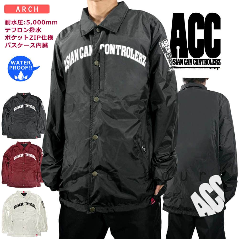 ACC-COACH-19ARCH-BLK-L : コーチジャケット・撥水パーカー
