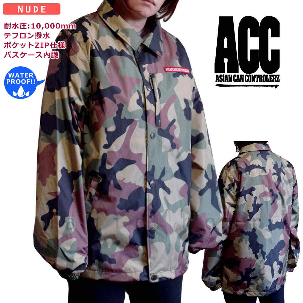 ACC-COACH-20SOLDER-CAMO-L : コーチジャケット・撥水パーカー