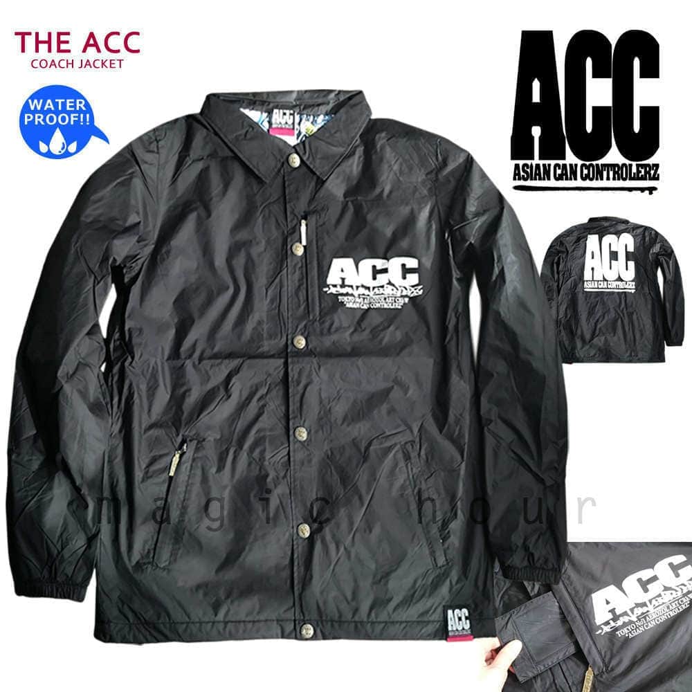 ACC-COACH-THEACC-BLKWHT-L : コーチジャケット・撥水パーカー