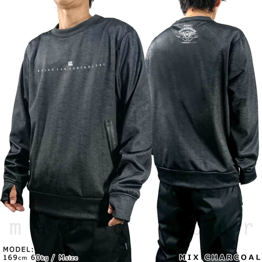 スノーボード パーカー スノボー 撥水 防風 ウェア ジャケット メンズ レディース クルーネック フード無し トレーナー ACC エーシーシー CLASSIC 裏フリース ACC-ROUNDNECK-CLASSIC-CAMO-L ACC(エーシーシー) 4