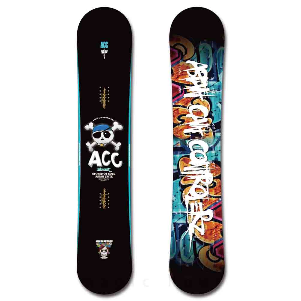 スノーボード 板 メンズ レディース 単品 2024 ACC エーシーシー MOVERZ グラトリ ブランド ダブルキャンバー ボード パーク お洒落 かっこいい 黒 ダブキャン ACC-SB-24MOVERZ-138 ACC(エーシーシー) 3