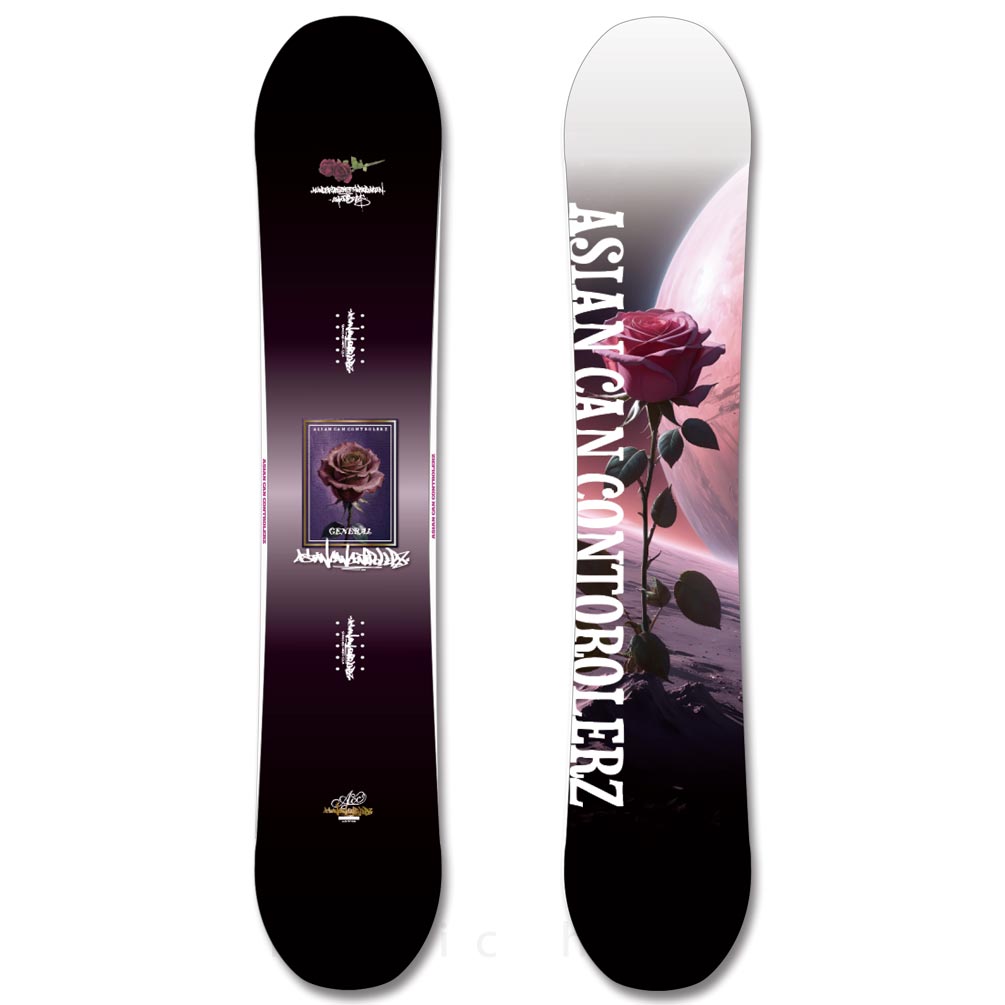 スノーボード 板 メンズ レディース 単品 ACC エーシーシー GENERAL グラトリ 2026 スノボ ブランド ボード ハイブリッドキャンバーボード パーク お洒落 黒 ACC-SB-26GENERAL-139 ACC(エーシーシー) 4