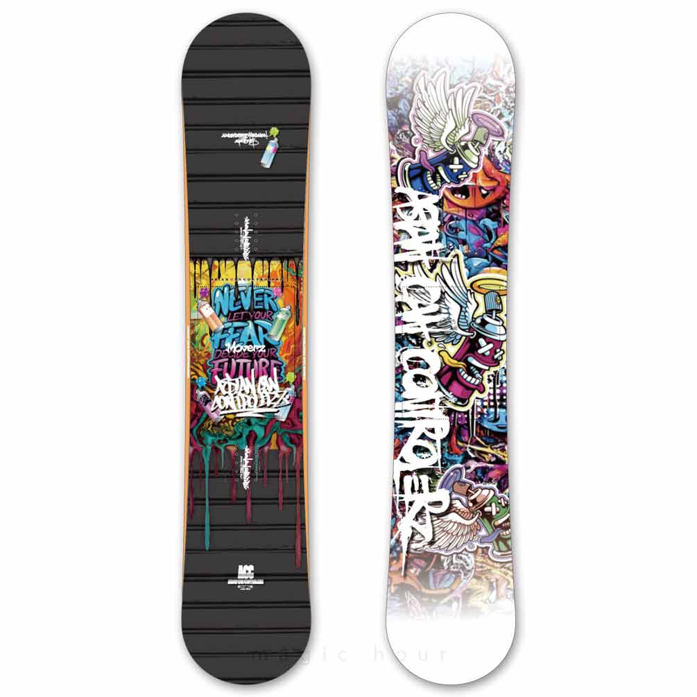 スノーボード 板 メンズ レディース 単品 ダブキャン ACC エーシーシー MOVERZ グラトリ ダブルキャンバー 2026 ブランド ボード パーク お洒落 かっこいい 黒 ACC-SB-26MOVERZ-138 ACC(エーシーシー) 4