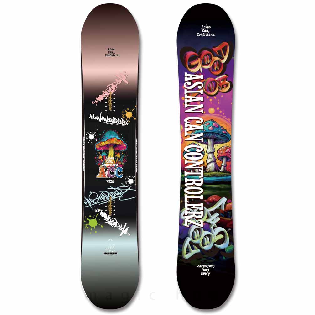 スノーボード 板 メンズ レディース 2点 セット ハイブリッド キャンバー ボード ACC エーシーシー RIZE グラトリ 2026 ブランド ボード パーク お洒落 ブラック ACC-SB-26RIZE-ST2-139 ACC(エーシーシー) 1