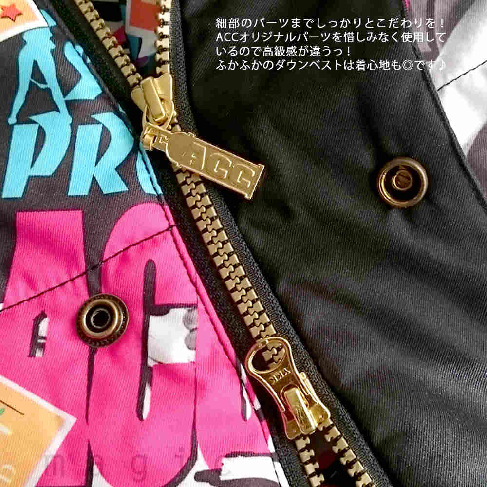 スノーボード ウェア コーチ ベスト スノボ ジャケット 上 メンズ レディース 撥水 パーカーと相性良し 防水 中綿 ダウンベスト ACC エーシーシー V-042 RIZE ACC-VEST-042-RIZE-L ACC(エーシーシー) 4