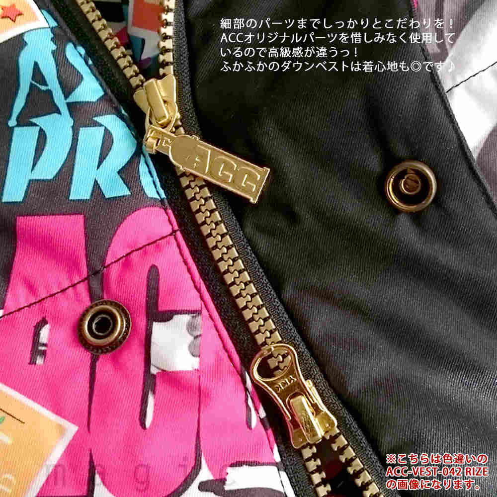 スノーボード ウェア コーチ ベスト スノボ ジャケット 上 メンズ レディース 撥水 パーカーと相性良し 防水 中綿 ダウンベスト ACC エーシーシー V-043 CAMO ACC-VEST-043-CAMO-L ACC(エーシーシー) 4