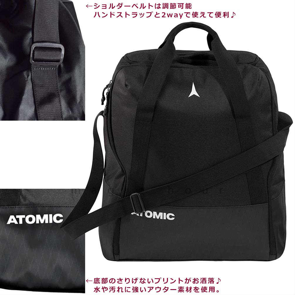 ブーツケース バッグ スキー スノボ ブーツバッグ ヘルメット ケース メンズ レディース 肩かけ ブーツコンテナー ショルダー お洒落 ATOMIC アトミック 黒 AL5038320-BLK-F ATOMIC(アトミック) 2