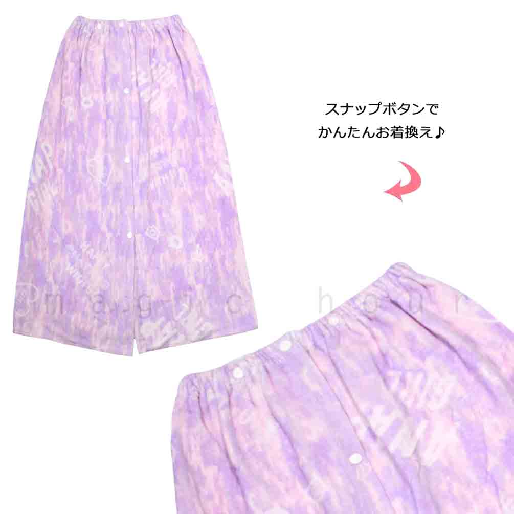 プール タオル ラップタオル 80cm 子供 巻きタオル ブランド キッズ お着換えタオル 女の子 水泳 子ども スイミング アナップ ANAP かわいい ピンク グリーン AN-212721-TW-MINT-80 ANAP 3