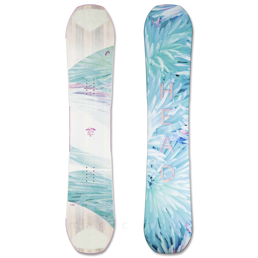 スノーボード 板 レディース 2点 セット HEAD ヘッド SHINE 2026モデル FLOW フロー バイン スノボー 初心者 グラトリ ハイブリッド キャンバー ボード ブランド BP-HDSB-26SHNE-ND2-138 HEAD(ヘッド) 1