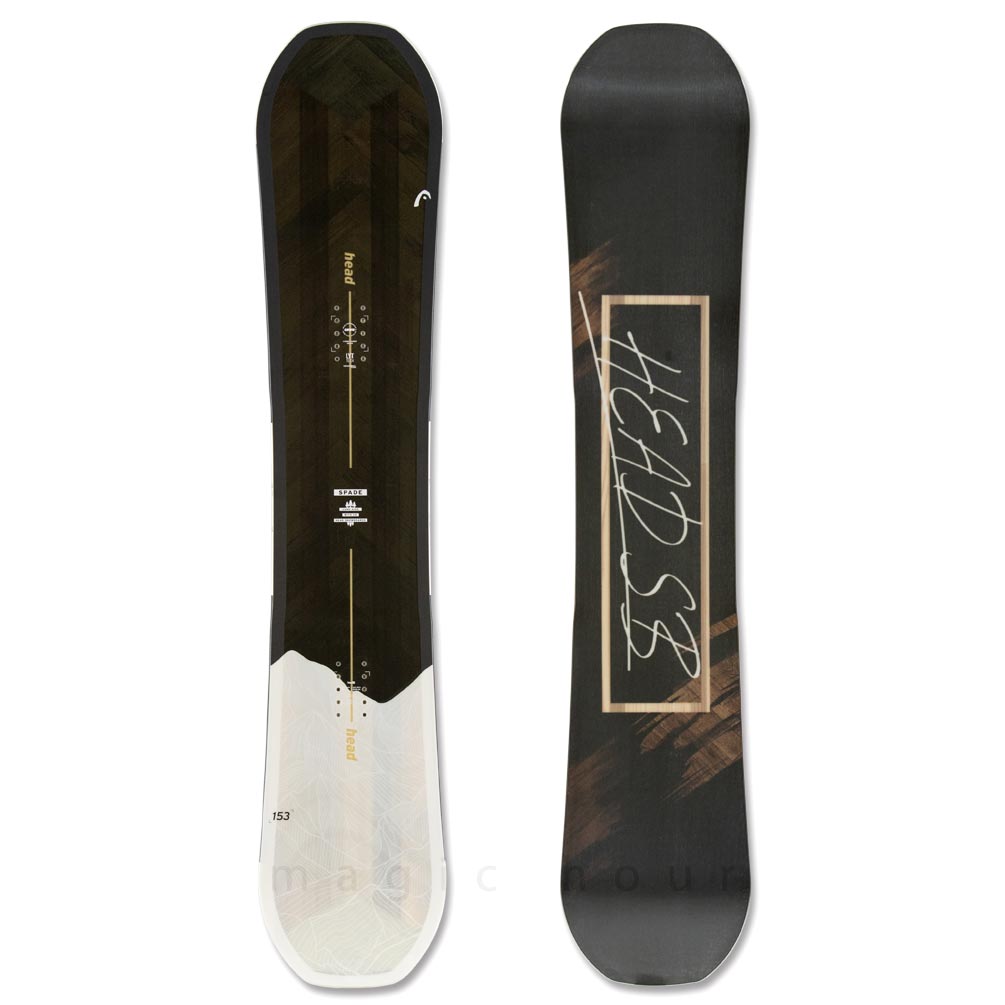 スノーボード 板 メンズ 単品 head ヘッド SPADE LYT 2026モデル スノボー 初心者 ハイブリッド キャンバー ボード グラトリ お洒落 ブランド 茶 ブラウン 黒 BP-HDSB-26SPADELYT-146 HEAD(ヘッド) 5