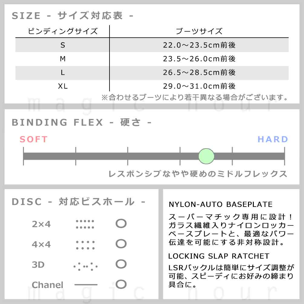 スノーボード ビンディング ナイデッカー スーパーマチック 24-25 NIDECKER SUPERMATIC スノボー バインディング メンズ レディース ドロップイン ステップイン BP-NDBIN-25SPMATIC-BLACK-L NIDECKER(ナイデッカー) 2