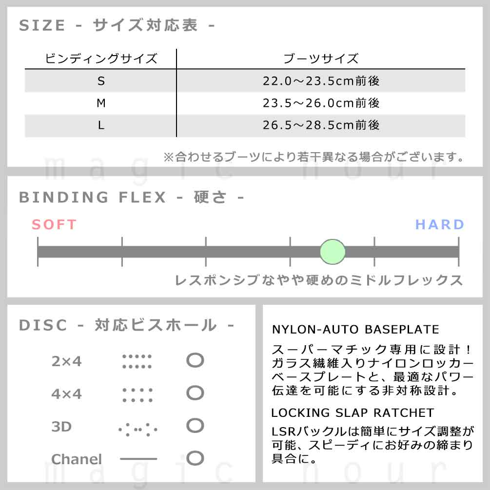 スノーボード ビンディング ナイデッカー スーパーマチック 25-26 NIDECKER SUPERMATIC スノボー バインディング メンズ レディース ドロップイン ステップイン BP-NDBIN-26SPMATIC-ATLANTIC-L NIDECKER(ナイデッカー) 2