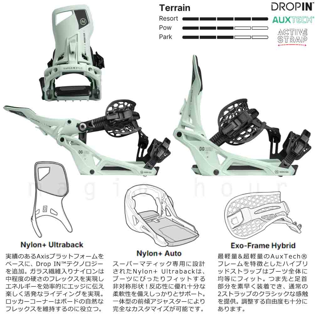 スノーボード ビンディング ナイデッカー スーパーマチック 25-26 NIDECKER SUPERMATIC スノボー バインディング メンズ レディース ドロップイン ステップイン BP-NDBIN-26SPMATIC-ATLANTIC-L NIDECKER(ナイデッカー) 3