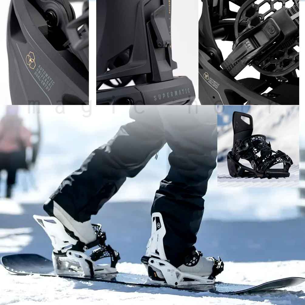 スノーボード ビンディング ナイデッカー スーパーマチック 25-26 NIDECKER SUPERMATIC スノボー バインディング メンズ レディース ドロップイン ステップイン BP-NDBIN-26SPMATIC-ATLANTIC-L NIDECKER(ナイデッカー) 4