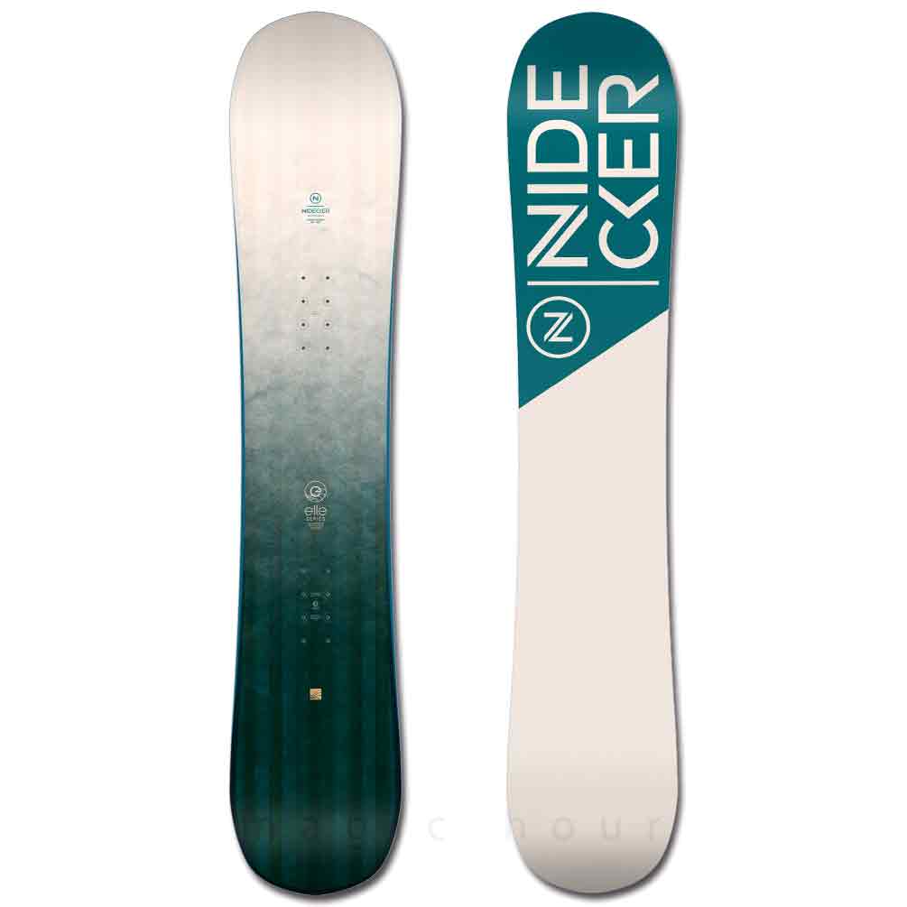 スノーボード 板 レディース ボード 単品 NIDECKER ナイデッカー ELLE 2024モデル ブランド スノボー 初心者 フラット ロッカー ボード お洒落 白 ホワイト BP-NDSB-24ELLE-139N NIDECKER(ナイデッカー) 4