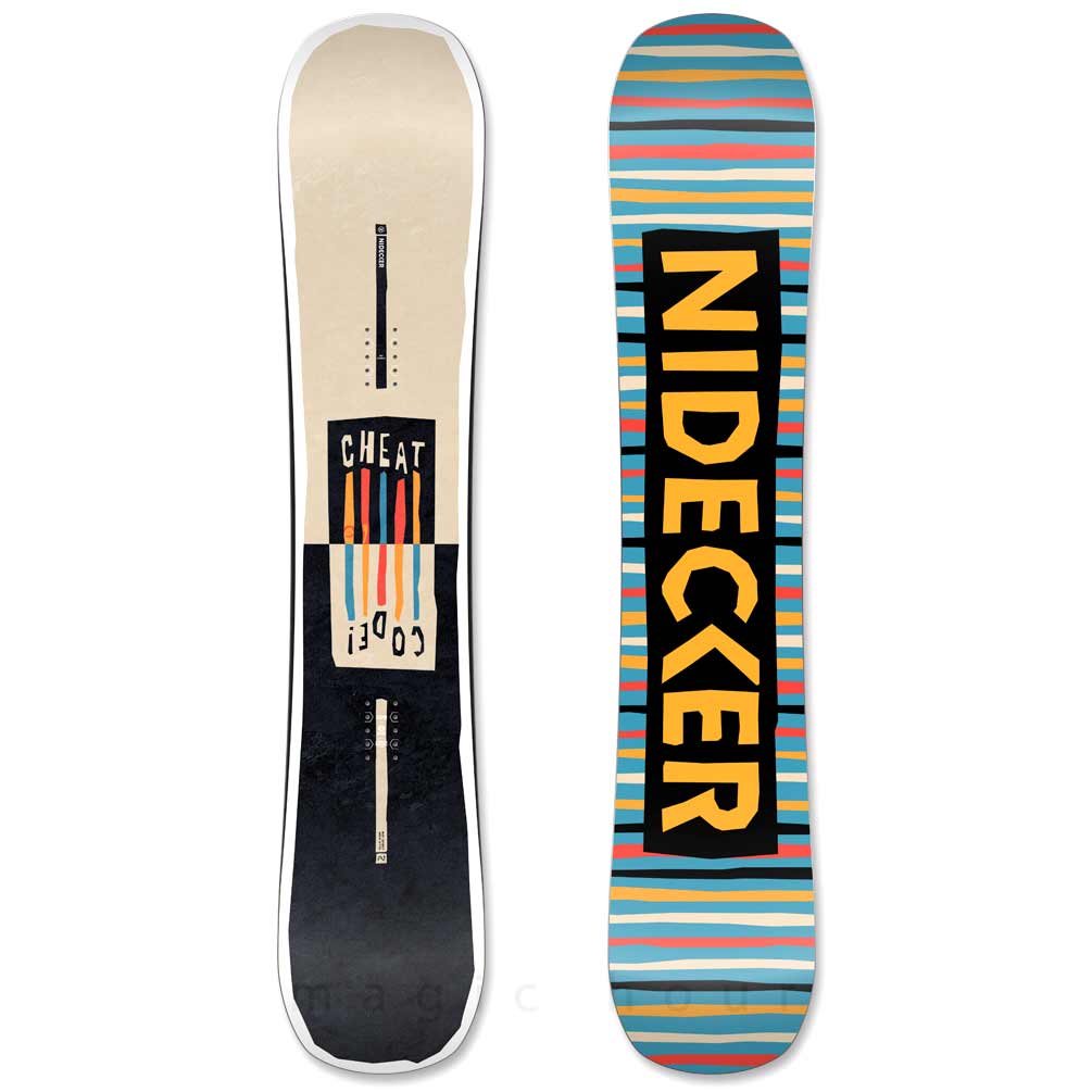 スノーボード 板 メンズ 単品 NIDECKER ナイデッカー CHEAT CODE 2026 スノボー 初心者 ハイブリッド キャンバー ボード ブランド 黒 ベージュ お洒落 BP-NDSB-26CHEAT-149 NIDECKER(ナイデッカー) 5