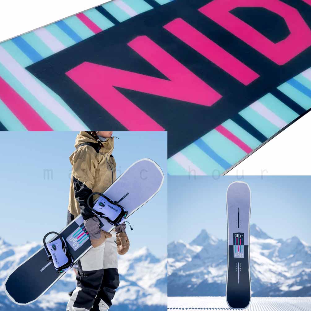 スノーボード 板 レディース 単品 NIDECKER ナイデッカー CHEAT CODE WOMAN 2026 スノボー 初心者 ハイブリッド キャンバー ボード ブランド 紫 パープル お洒落 BP-NDSB-26CHEATW-139 NIDECKER(ナイデッカー) 2