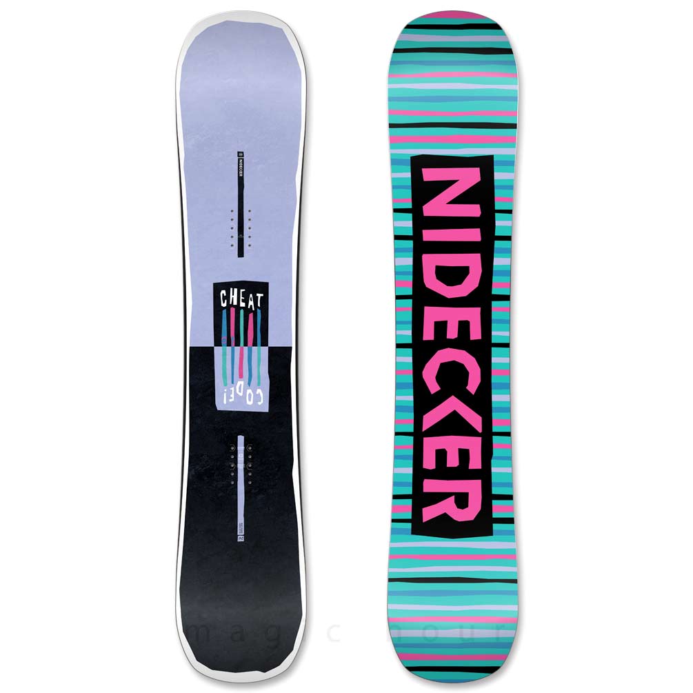 スノーボード 板 レディース 単品 NIDECKER ナイデッカー CHEAT CODE WOMAN 2026 スノボー 初心者 ハイブリッド キャンバー ボード ブランド 紫 パープル お洒落 BP-NDSB-26CHEATW-139 NIDECKER(ナイデッカー) 5
