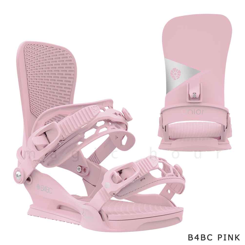 スノーボード ビンディング スノボー バインディング レディース UNION ユニオン JULIET ボード 23-24 グラトリ お洒落 かわいい ピンク 板と同時購入で取付無料 BP-UNBIN-24JULIET-B4BCPINK-M UNION(ユニオン) 4