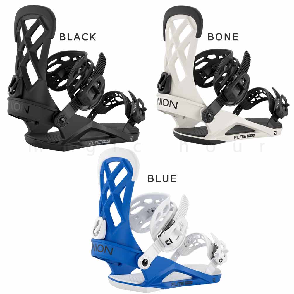 スノーボード ビンディング スノボー バインディング メンズ UNION ユニオン FLITE PRO ボード 25-26 グラトリ ブラック ホワイト 青 板と同時購入で取付無料 BP-UNBIN-26FLITPRO-BLACK-L UNION(ユニオン) 5