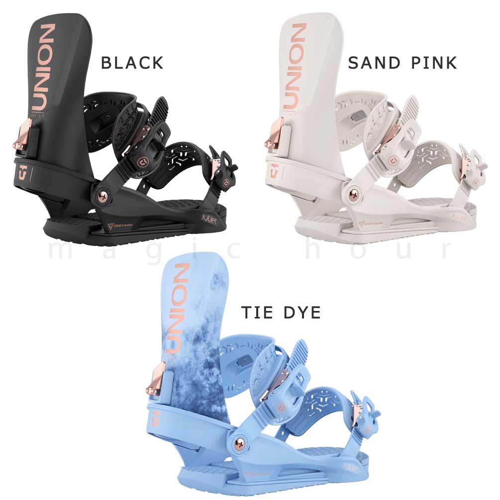 スノーボード ビンディング スノボー バインディング レディース UNION ユニオン JULIET ボード 25-26 グラトリ お洒落 かわいい 白 黒 板と同時購入で取付無料 BP-UNBIN-26JULIET-BLACK-M UNION(ユニオン) 5