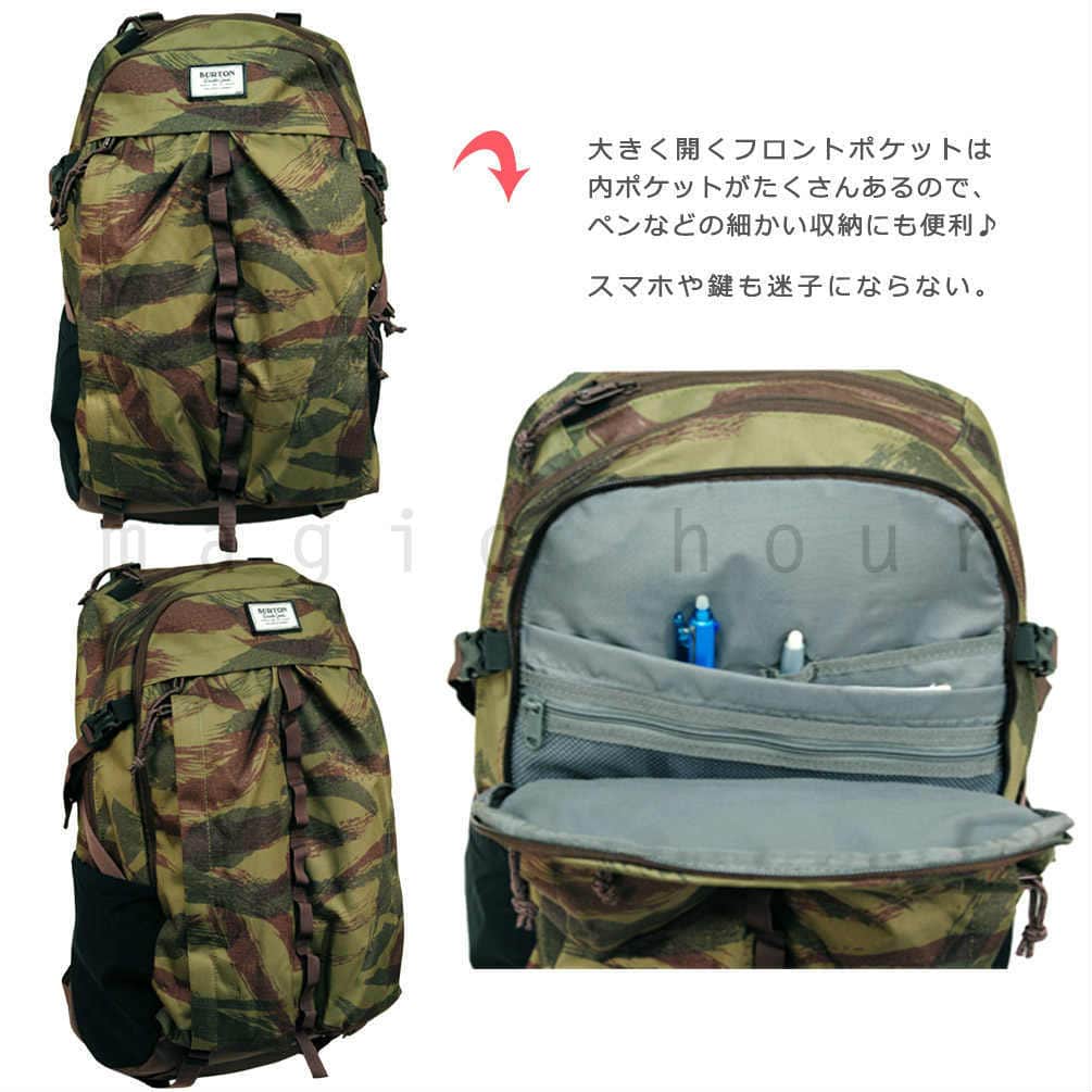 バートン BURTON リュック バックパック BRAVO PACK メンズ レディース リュックサック 迷彩 柄 お洒落 バック 登山 アウトドア 大容量 旅行 PC 収納 BURTON-BRAVOPACK-CAMO-F BURTON(バートン) 1