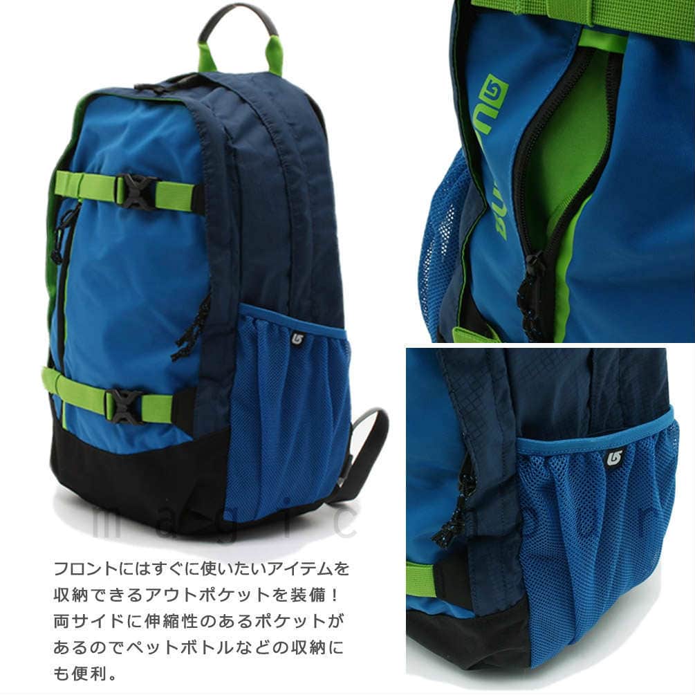 バートン BURTON リュック バックパック DAY HIKER メンズ レディース リュックサック 青 無地 お洒落 バック 登山 アウトドア 大容量 旅行 PC 収納 25L BURTON-DAYHIKER-25-SKYDIVER-25L BURTON(バートン) 2