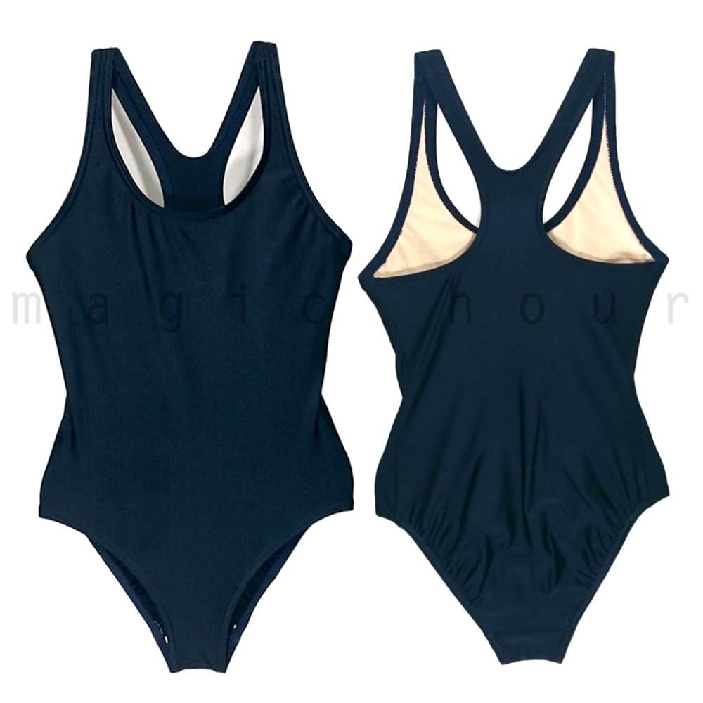 スクール水着 女子 女児 スイムウェア ワンピース 定番 水着 子供 オールインワン プール 無地 100cm 110cm 120cm 130cm 140cm 150cm 160cm 170cm CF-GIRLS-300101-100  4