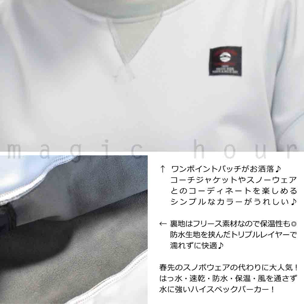 スノーボード 防水 トレーナースノボー  撥水 防風 防寒 ウェア ジャケット クルーネック メンズ レディース SHOWTIME ブランド ショウタイム 黒 グレー 無地 CN23-001-BLK-L SHOWTIME COLLECTIVE(ショウタイム コレクティブ) 2