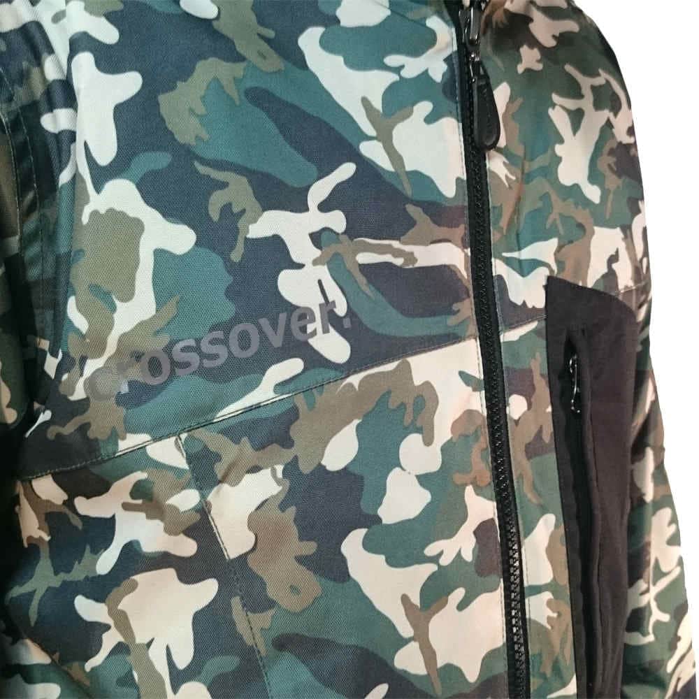 スノーボード スノボー ウェア メンズ レディース スリム 細身 ジャケット 上 crossover クロスオーバー chronos jacket CSW0504 プリント CSW0504-darkCAMO-L crossover(クロスオーバー) 2
