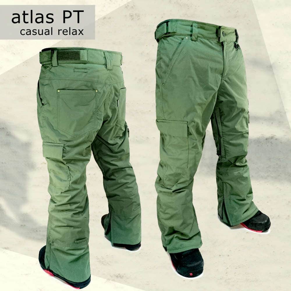スノーボード スノボー ウェア メンズ レディース スリム 細身 パンツ 下 crossover クロスオーバー atlas pants CSW8503  無地 ストレート CSW8503-BEIGE-L crossover(クロスオーバー) 1