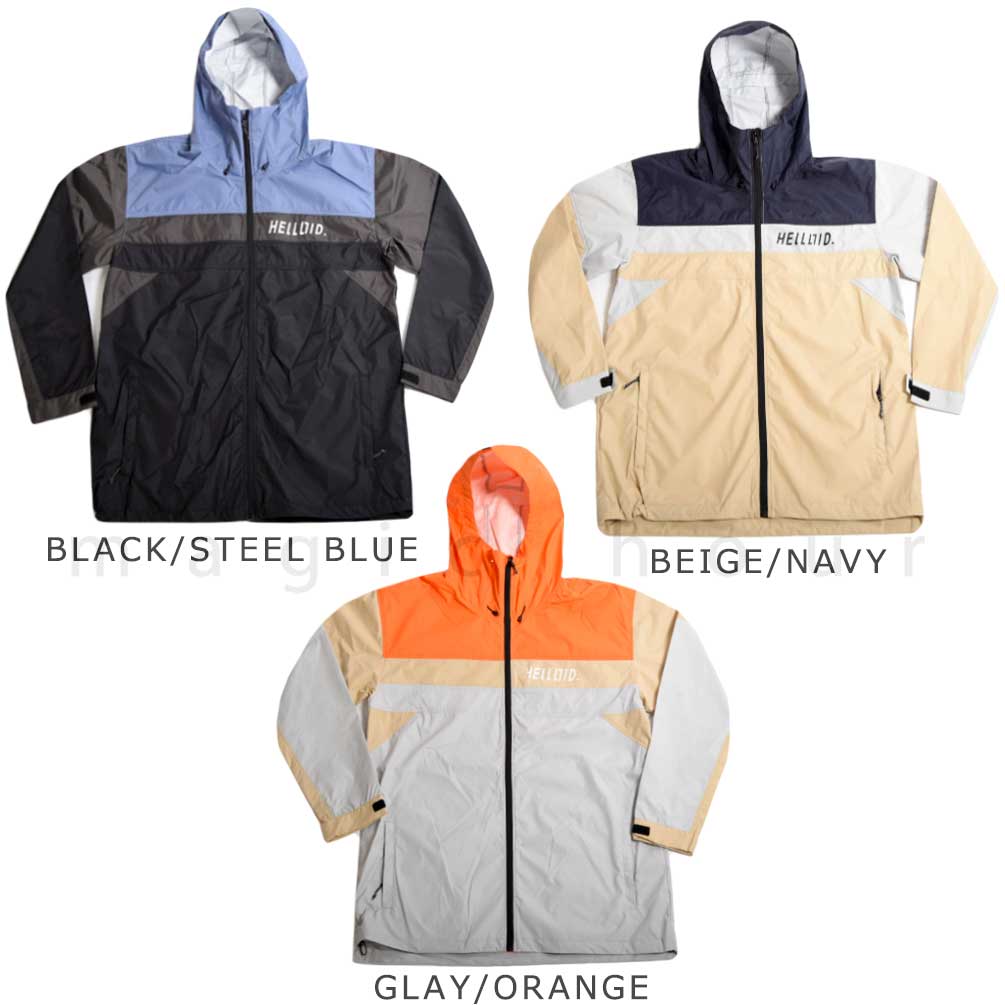 スノーボード ウエア ジャケット ボード ウェア 上 スノボー 撥水 防風 ウェア ジャケット メンズ レディース HELLOID ヘルロイド 軽量 アウターシェル 登山 DD-23HEL-DOD-02-JK-BEG-NVY-L HELLOID 5