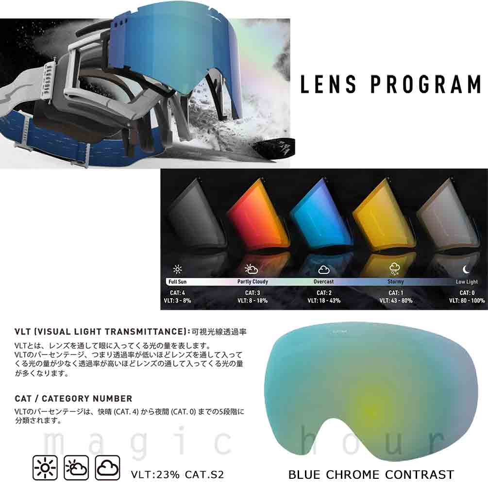 スノーボード スノボー ブランド ゴーグル エレクトリック ELECTRIC KLEVELAND メンズ レディース スキー スノーゴーグル ミラー くもり止め 眼鏡対応 黒 レッド EG7522401-BLUC ELECTRIC(エレクトリック) 2