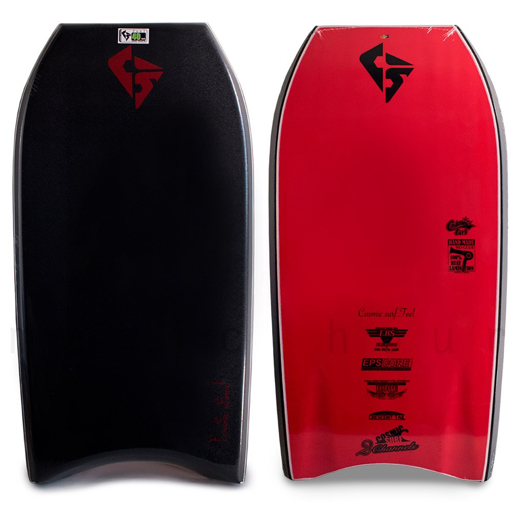 メンズ ボディボード 5点 セット 40インチ 42インチ COSMIC SURF コスミックサーフ ボディーボード ニットケース リーシュ フィン ソックス FEEL-MSET5-BLK FEEL-MSET5-BLK-BLK-40 COSMIC SURF(コスミックサーフ) 2
