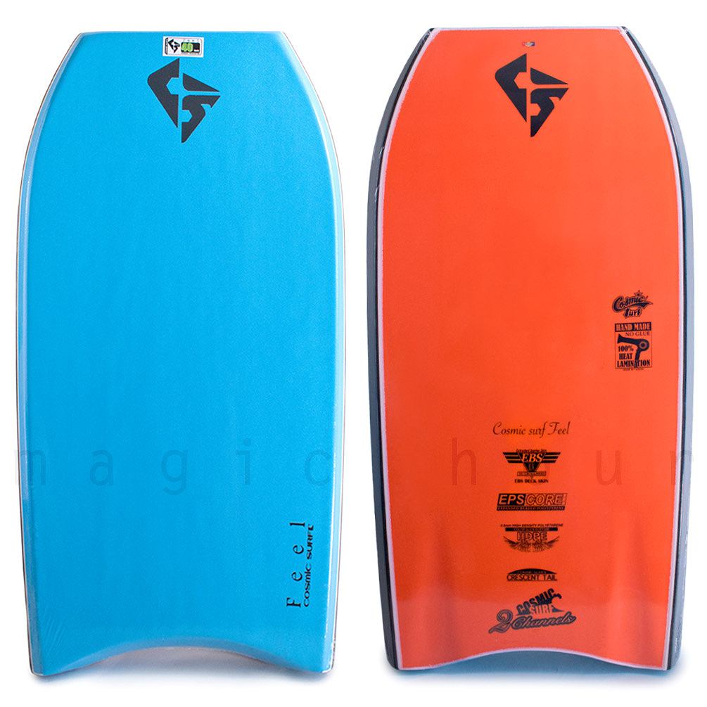 メンズ ボディボード 5点 セット 40インチ 42インチ COSMIC SURF コスミックサーフ ボディーボード ニットケース リーシュ フィン ソックス FEEL-MSET5-BLU FEEL-MSET5-BLU-BLU-40 COSMIC SURF(コスミックサーフ) 2