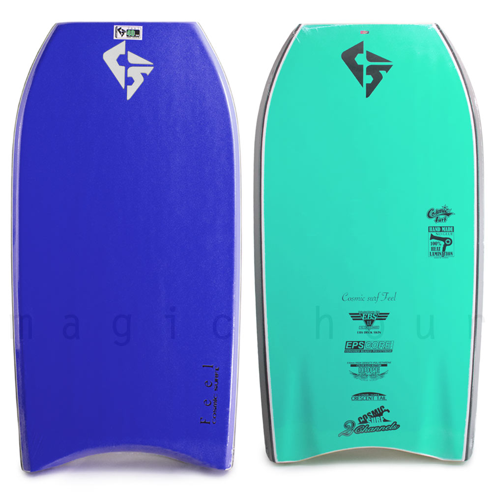 メンズ ボディボード 5点 セット 40インチ 42インチ COSMIC SURF コスミックサーフ ボディーボード ニットケース リーシュ フィン ソックス FEEL-MSET5-ROY FEEL-MSET5-ROY-40 COSMIC SURF(コスミックサーフ) 2