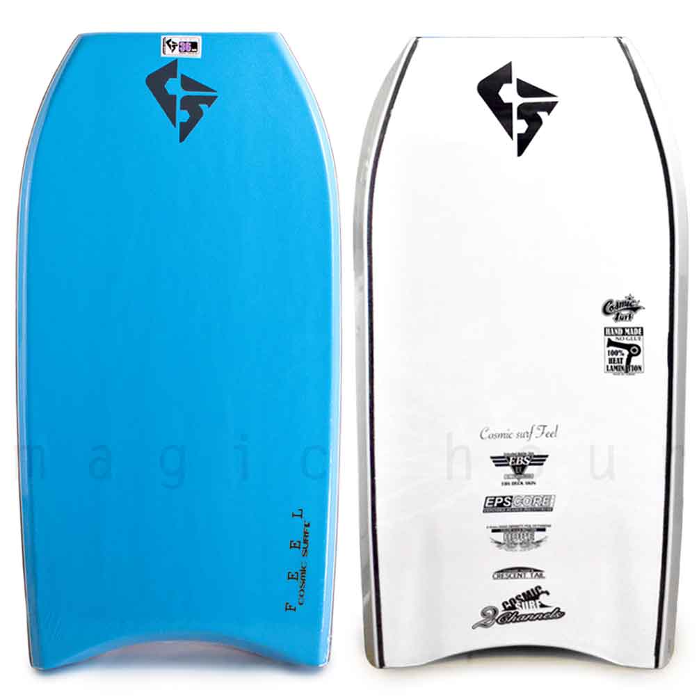 レディース ボディボード 3点 セット 36インチ 38インチ COSMIC SURF コスミックサーフ ボディーボード ニットケース リーシュコード 初心者にもおすすめ BLUBLK FEEL-WSET3-BLUBLK FEEL-WSET3-BLUBLK-36 COSMIC SURF(コスミックサーフ) 1