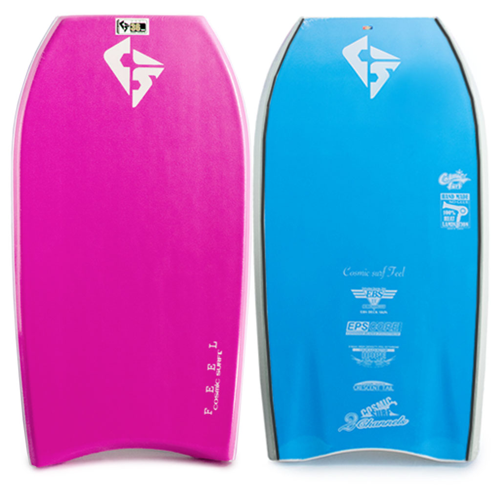 レディース ボディボード 3点 セット 36インチ 38インチ COSMIC SURF コスミックサーフ ボディーボード ニットケース リーシュコード 初心者にもおすすめ PNK FEEL-WSET3-PNK FEEL-WSET3-PNK-36 COSMIC SURF(コスミックサーフ) 1