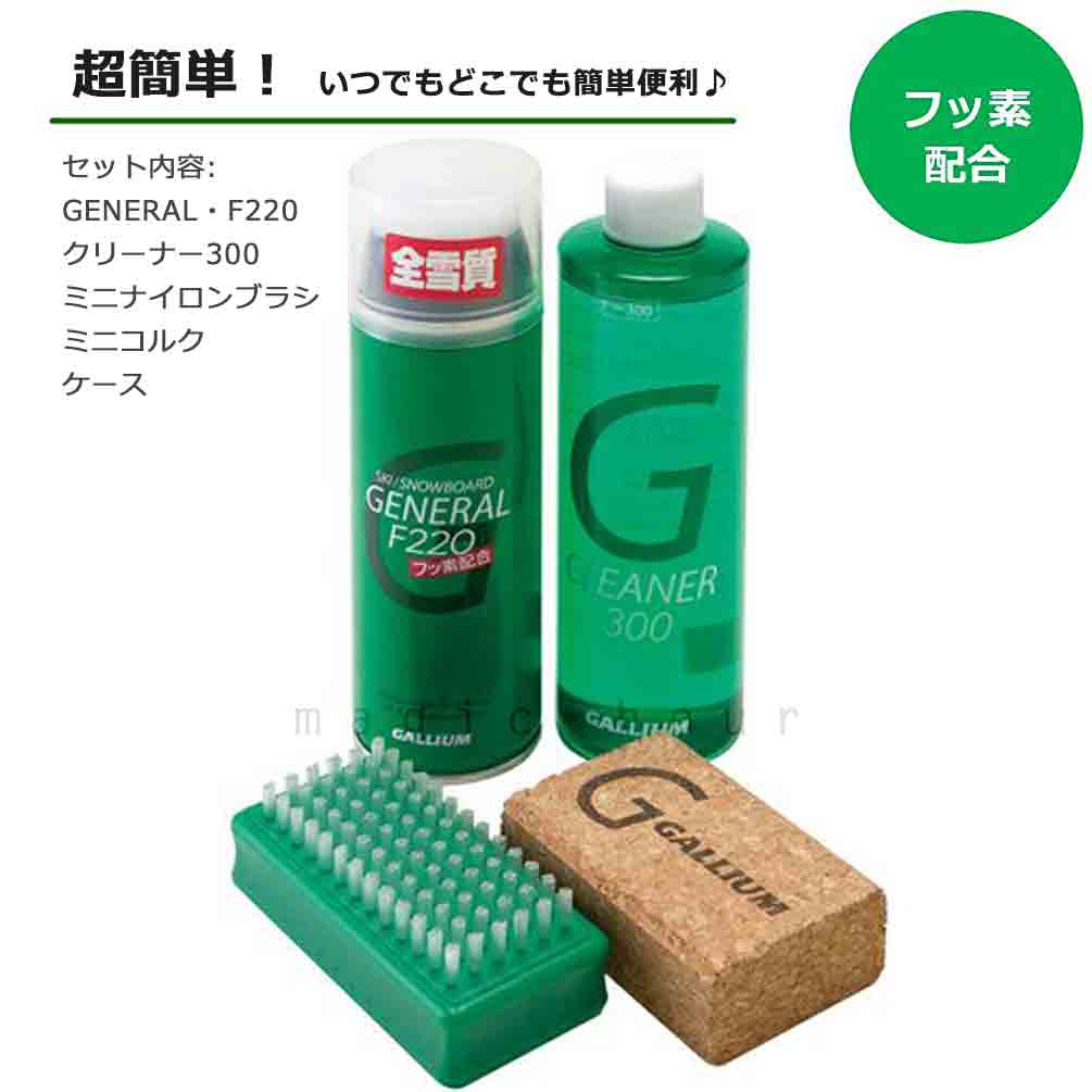 スノボ 板 ワックス セット フッ素 液体 スプレー GALLIUM ガリウム スノーボード スキー メンテナンス用品 WAX ワクシング チューンナップ GENERAL Family Set GALLIUM-SX0004 GALLIUM(ガリウム) 1